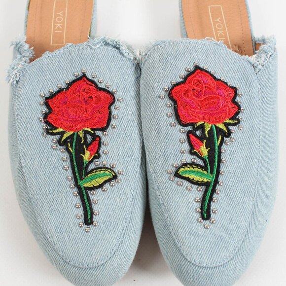 YOKI Mules - Light Denim Slides - Size 7.5 - Picture 5 of 5